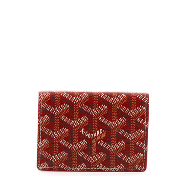 Goyard Business Card Case Coated Canvas