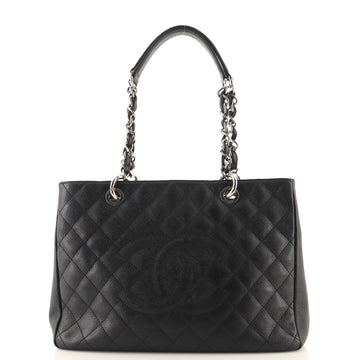 Chanel Grand Shopping Tote Quilted Caviar XL