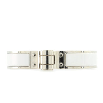 Hermes Hinged Bracelet Metal with Enamel Thin