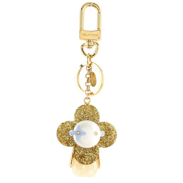 Louis Vuitton Vivienne Doudoune Bag Charm and Key Holder Marble and Glitter Plastic