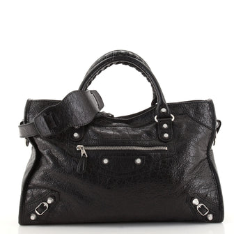 Balenciaga City Giant Studs Bag Leather Medium