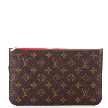 Louis Vuitton Neverfull Pochette Monogram Canvas Large