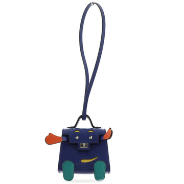 Hermes Kelly Dole Bag Charm Tadelakt with Chevre Mysore
