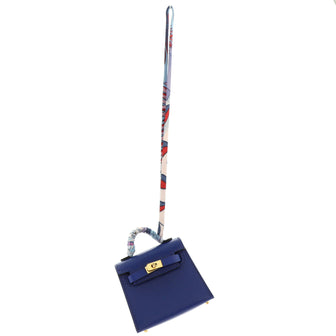 Hermes Kelly Twilly Bag Charm Tadelakt