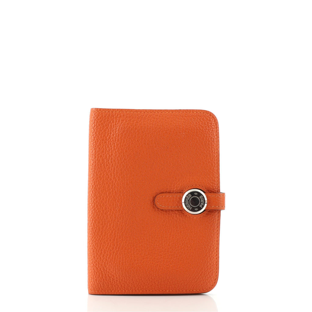 Hermès Dogon Compact Wallet - Orange Wallets, Accessories