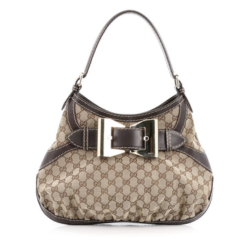 Gucci Queen Hobo GG Canvas Medium Brown