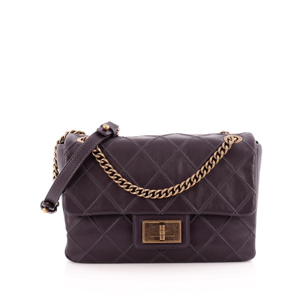 Chanel Cosmos Flap Bag Quilted Calfskin Jumbo