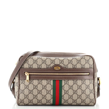 Gucci Ophidia Shoulder Bag GG Coated Canvas Small