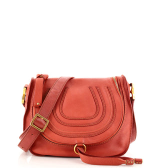 Chloe Marcie Zip Crossbody Bag Leather Medium