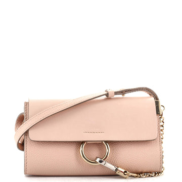 Chloe Faye Shoulder Bag Leather and Suede Mini