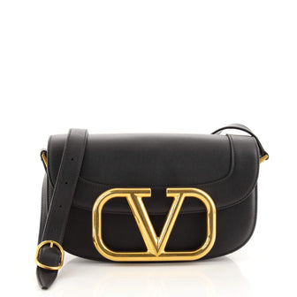 Valentino Supervee Crossbody Bag Leather Medium