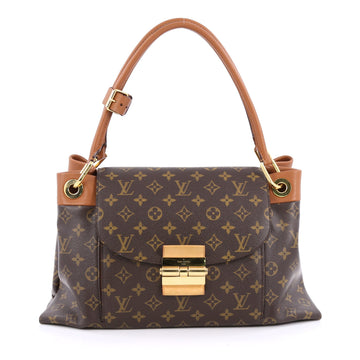 Louis Vuitton Olympe Handbag Monogram Canvas Brown