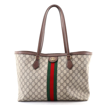 Gucci Ophidia Shopping Tote GG Coated Canvas Medium