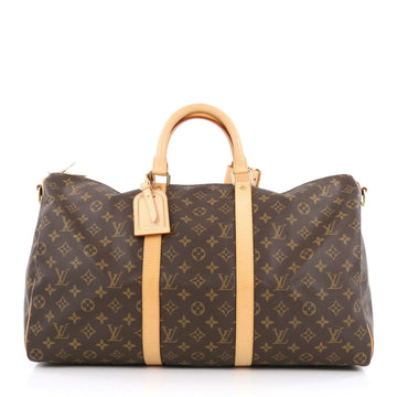 Keepall Bandouliere Bag Monogram Canvas 50
