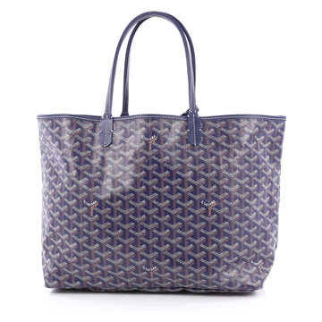 Goyard St. Louis Tote Coated Canvas PM Blue