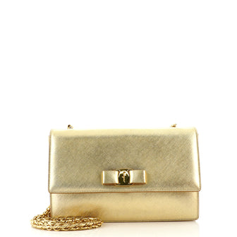Salvatore Ferragamo Ginny Crossbody Bag Leather Medium