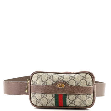 Gucci Ophidia Belt Bag GG Coated Canvas Mini