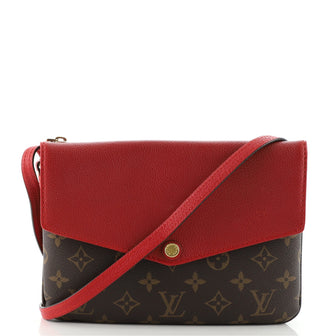 Louis Vuitton Twice Handbag Monogram Canvas