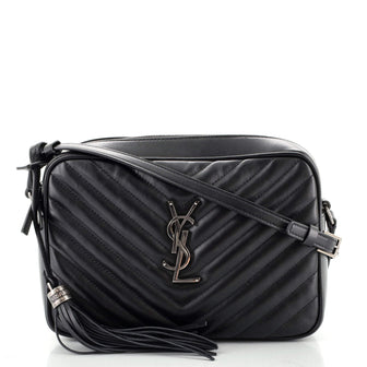 Saint Laurent Lou Camera Bag Matelasse Chevron Leather Small