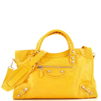 Balenciaga City Giant Studs Bag Leather Medium