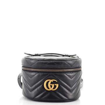 Gucci GG Marmont Vanity Backpack Matelasse Leather Mini
