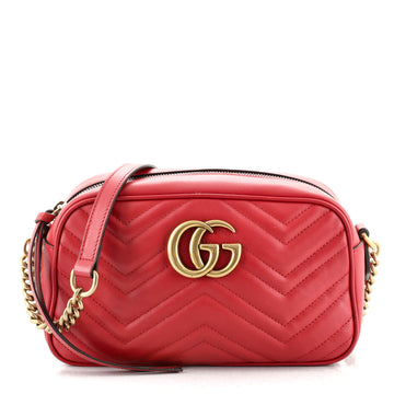 Gucci GG Marmont Shoulder Bag Matelasse Leather Small