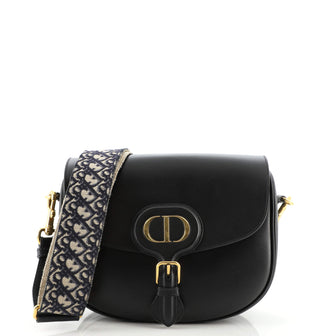Christian Dior Bobby Flap Bag Leather Large