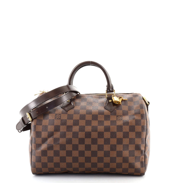 Louis Vuitton Damier Speedy bandouli√ Re 30, Brown, One Size