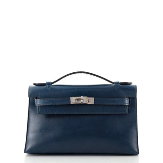 Hermes Kelly Pochette Box Calf