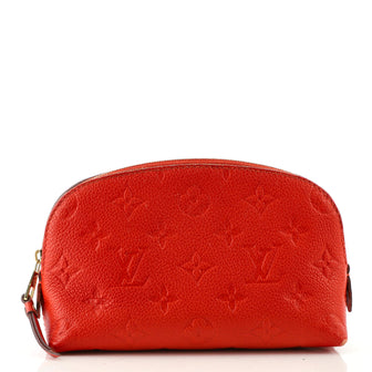 Louis Vuitton Cosmetic Pouch Monogram Empreinte Leather
