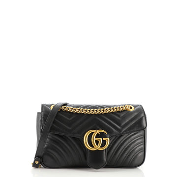 Gucci GG Marmont Flap Bag Matelasse Leather Small