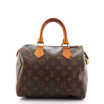 Louis Vuitton Speedy Handbag Monogram Canvas 25