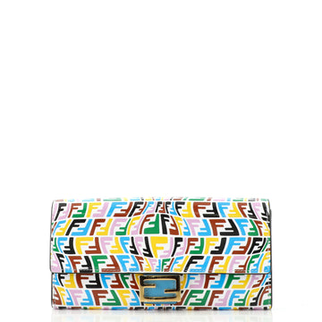 Fendi Continental Wallet Vertigo Zucca Leather Long