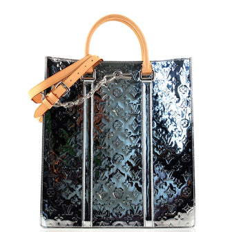 Louis Vuitton Sac Plat Bag Monogram Mirror Coated Canvas