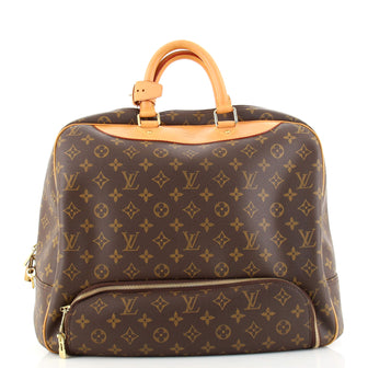 Louis Vuitton Evasion Travel Bag Monogram Canvas mm Brown