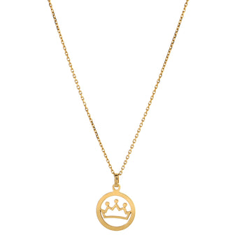 Chaumet Tiara Pendant Necklace 18K Yellow Gold