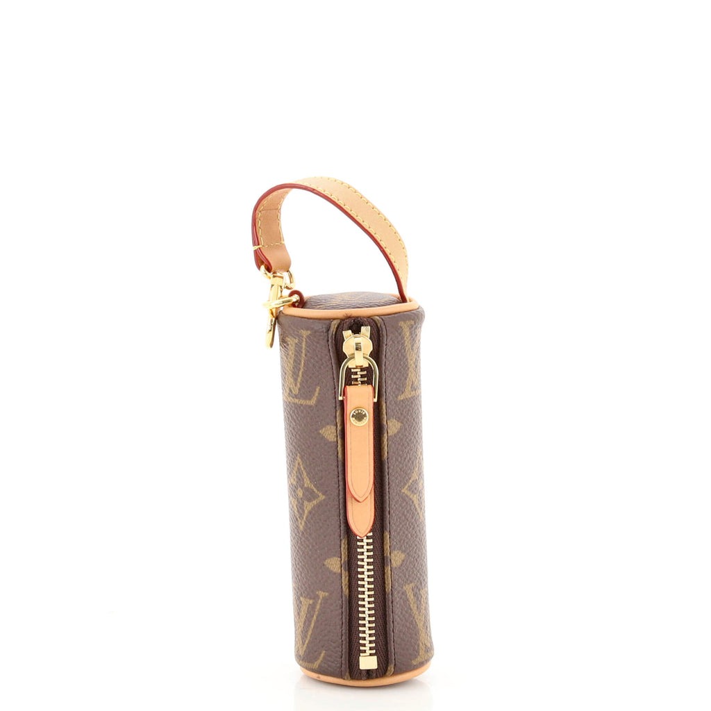 Louis Vuitton - Authenticated Micro Papillon Bag Charm - Leather Brown For Woman, Never Worn