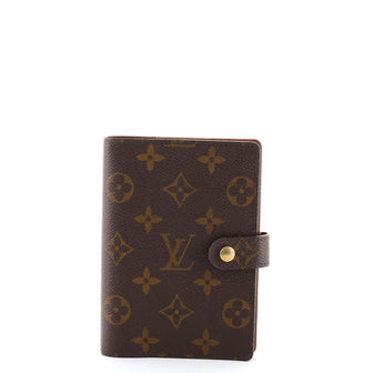 Louis Vuitton Ring Agenda Cover Monogram Canvas PM