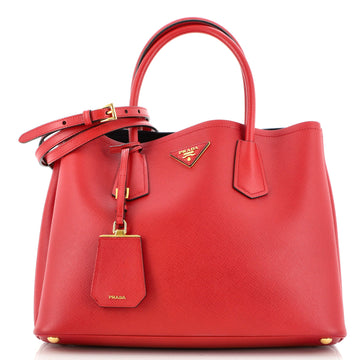 Prada Cuir Double Tote Saffiano Leather Medium