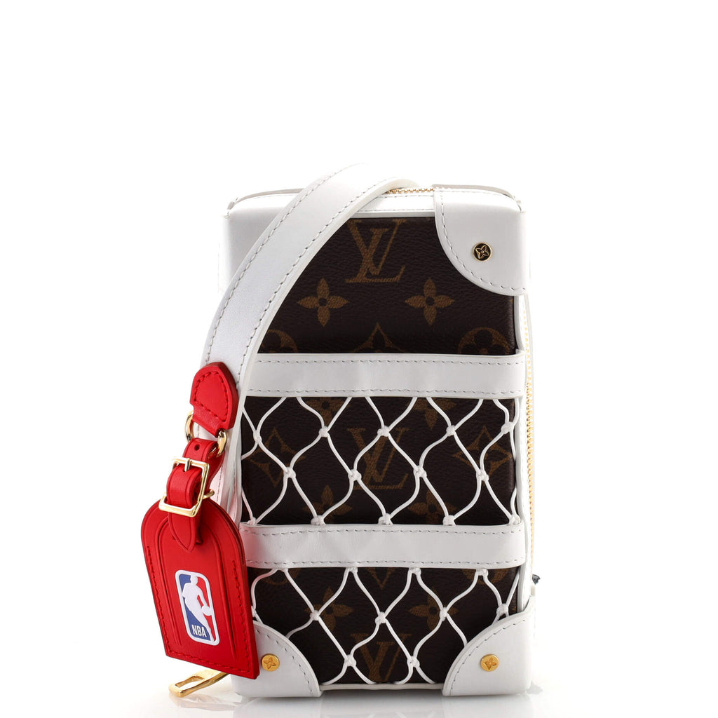 Sell Louis Vuitton X NBA Monogram Canvas Soft Trunk Phone Box Crossbody Bag  - Brown/White