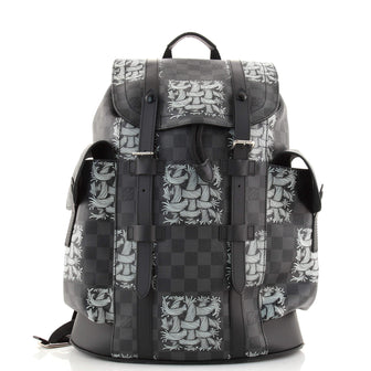 Louis Vuitton Christopher Backpack Limited Edition Nemeth Damier Graphite PM 141768
