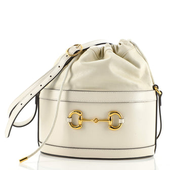Gucci Horsebit 1955 Bucket Crossbody Bag Leather Small
