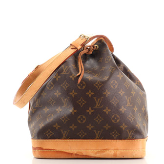 Noe Handbag Monogram Canvas Large