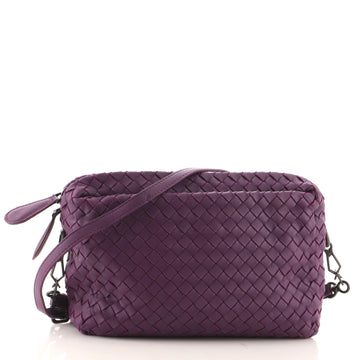 Bottega Veneta Camera Crossbody Bag Intrecciato Nappa Small