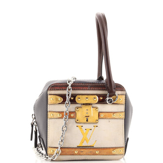 Louis Vuitton Square Bag Limited Edition Time Trunk Canvas