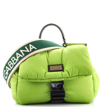 Dolce & Gabbana Sicily Padded Messenger Bag Nylon Medium