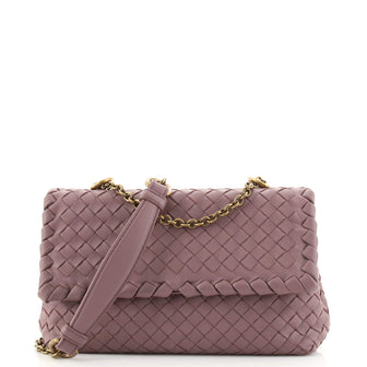 Bottega Veneta Olimpia Crossbody Bag Intrecciato Nappa Baby
