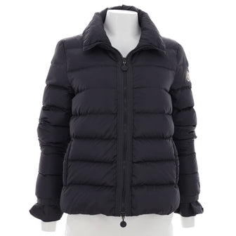 Moncler Women's Anserine Puffer Jacket Quilted Nylon with Down