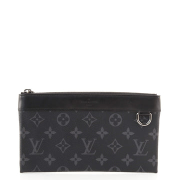 Louis Vuitton Discovery Pochette Monogram Eclipse Canvas PM
