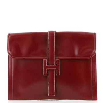 Hermes Jige Clutch Box Calf GM